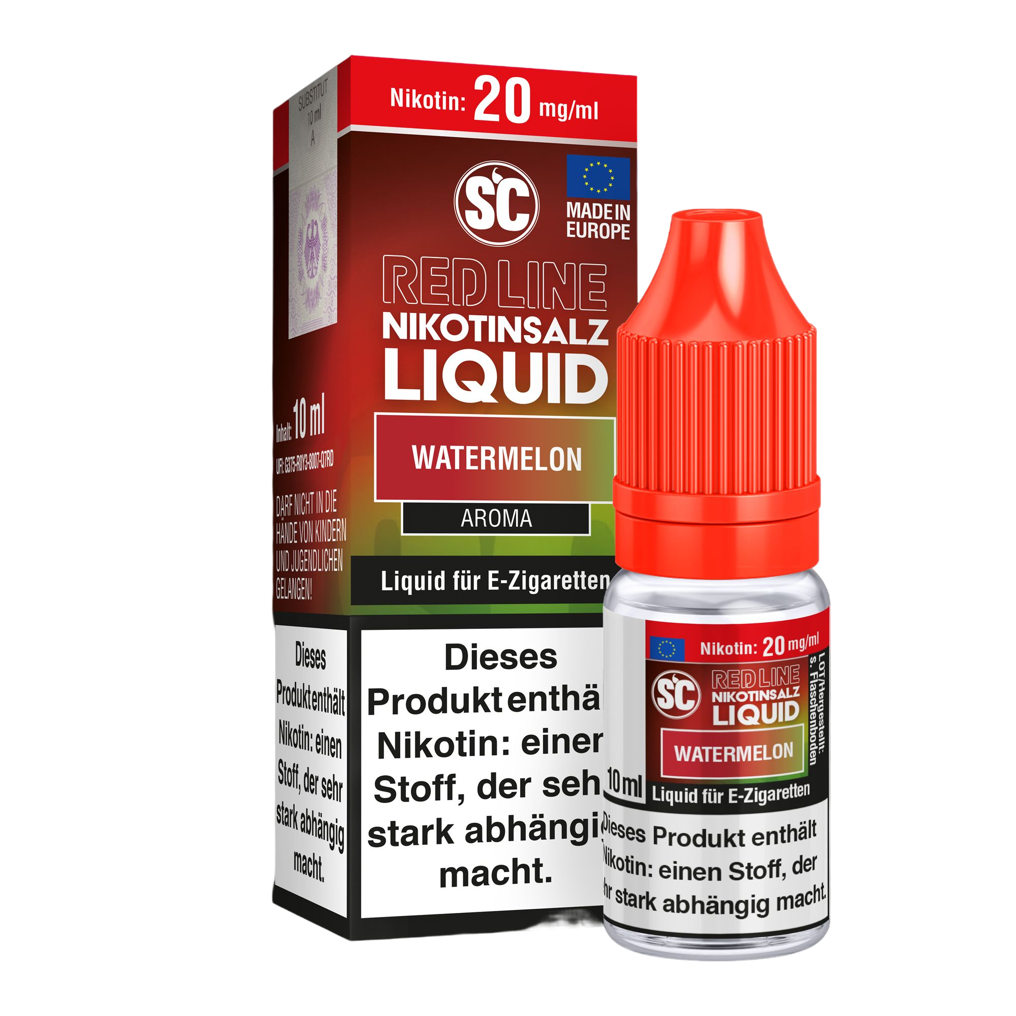 SC-RED LINE Watermelon - Nikotinsalz Liquid 20 mg/ml